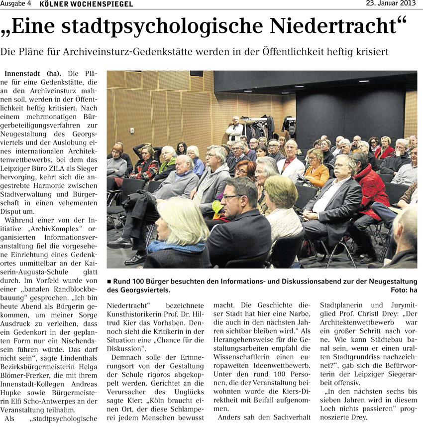 koelner wochenspiegel 23.1.13